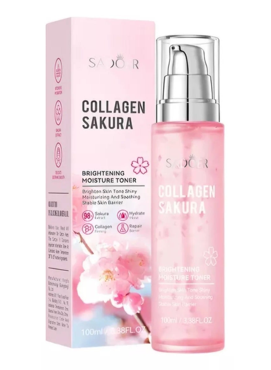 Beauty Products Collagened Clear Transparent Softening Water Moisturizing Firming And Brightening Skin Tone 100ml