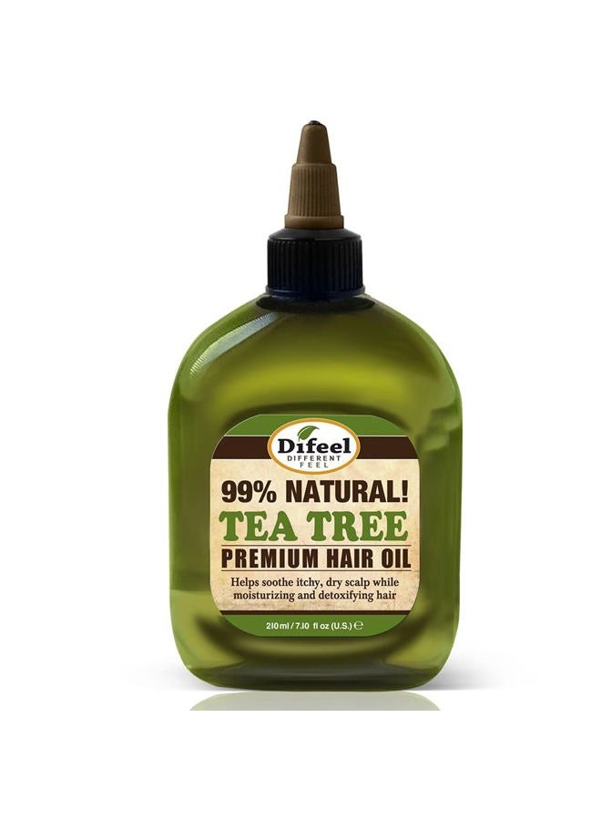 Premium Natural Hair Oil - Tea Tree Oil for Dry Scalp 7.1 Ounce (3-Pack)