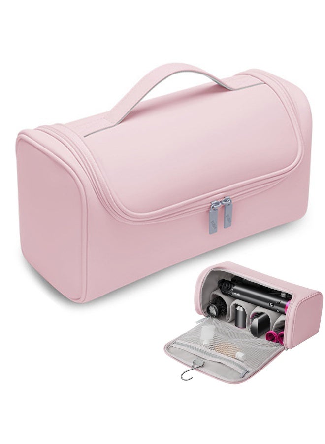 Travel Case for Dyson Shark Flexstyle PU waterproof Portable Travel Pouch with Hanging Hook Carrying Case (Pink)