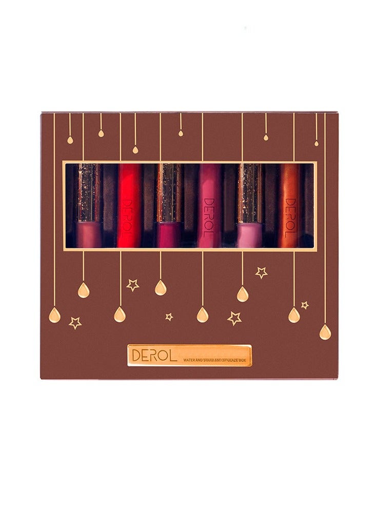 6 Piece Water And Stardust Lip Glaze Box