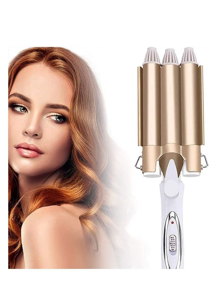 Professional Hair Tools Curling Iron Ceramic Triple Barrel Hair Styler Hair Waver Styling Tools Hair Curlers Electric Curling