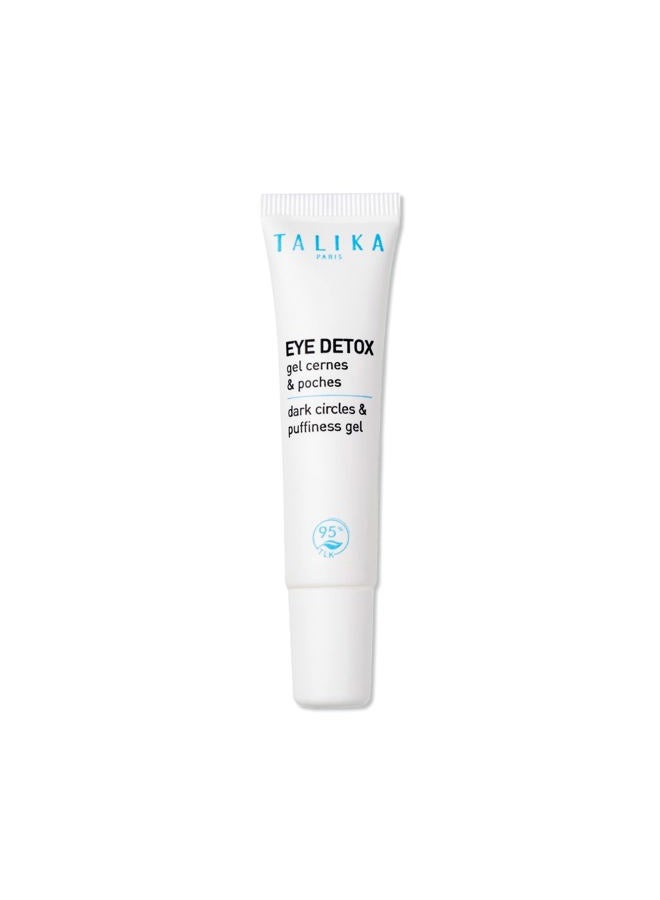 Eye Detox Gel - Dark Circles & Puffiness Gel, Quick-Absorbing Eye Care, New Caffeinated Blend, Depuffing, Brightening, Instantly Awakened Eye Contour, Anti-Dark Circles 0.33 Oz