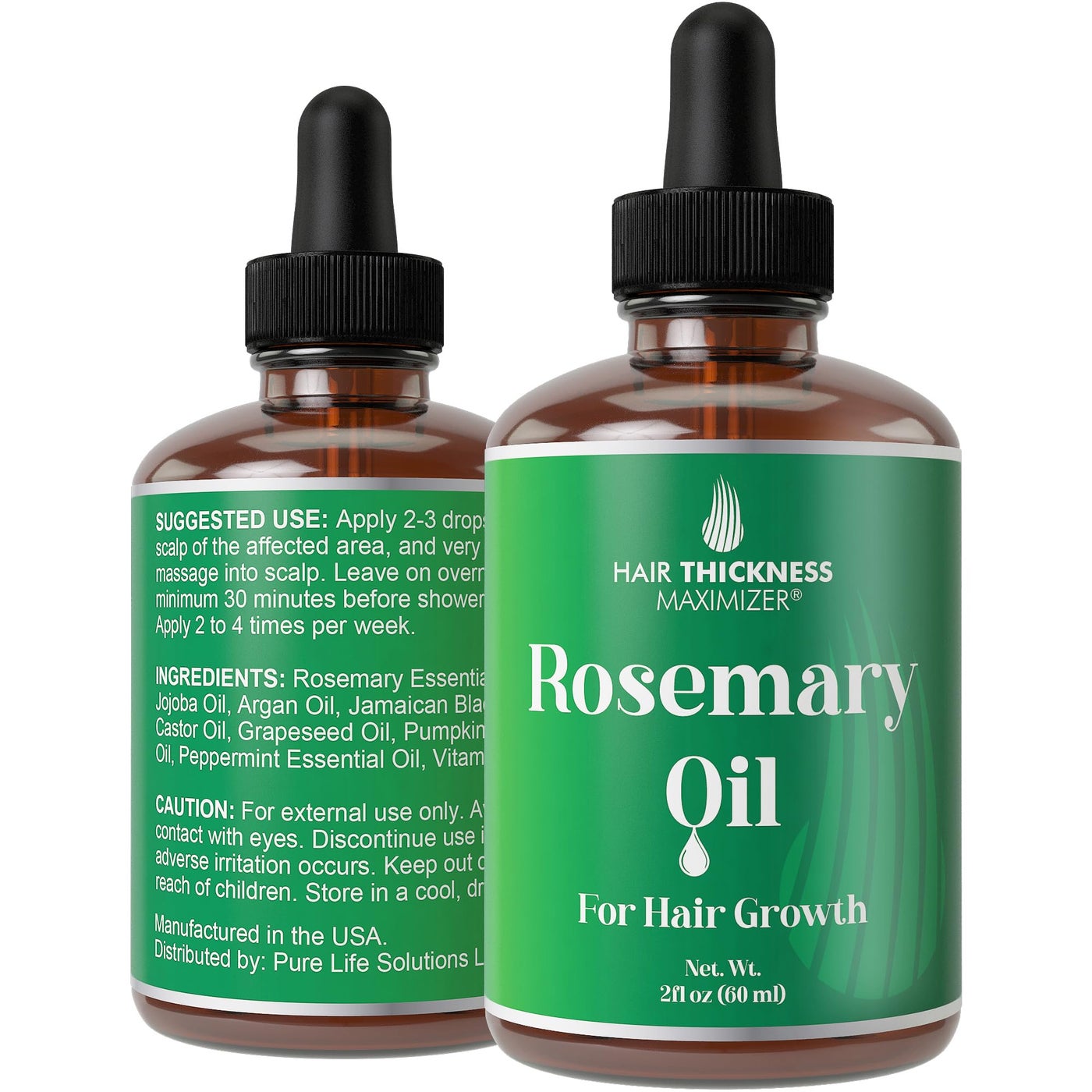 Rosemary Oil for Hair Growth for Women, Men. Strengthens & Hydrates Thinning, Dry Hair for a Healthier-Looking Scalp. For Women & Men √¢‚Ç¨‚Äú Vegan 2oz Serum