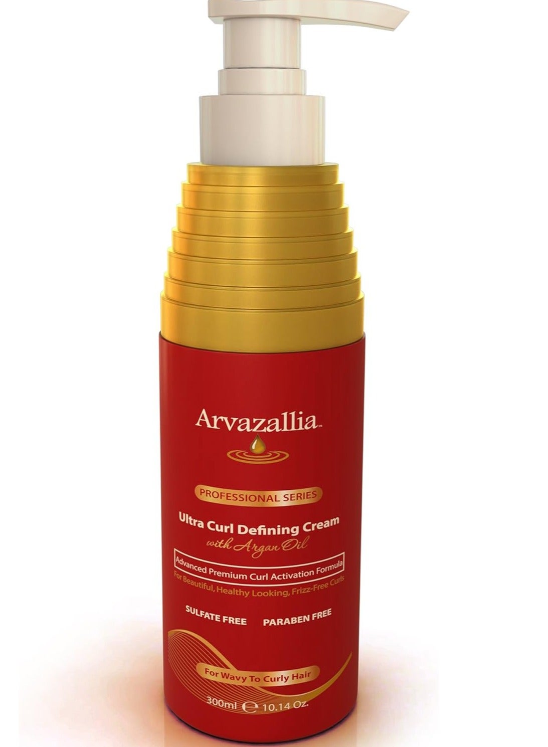 Ultra Curl Defining Cream with Argan oil for Wavy to Curly Hair 10.14oz 300ml