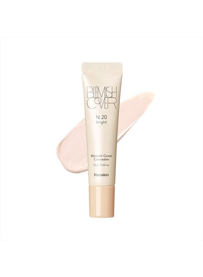 Rosy Blemish Cover, Dark Circle Cover, Full Coverage Color Correcting Concealer [Rosy/12g]