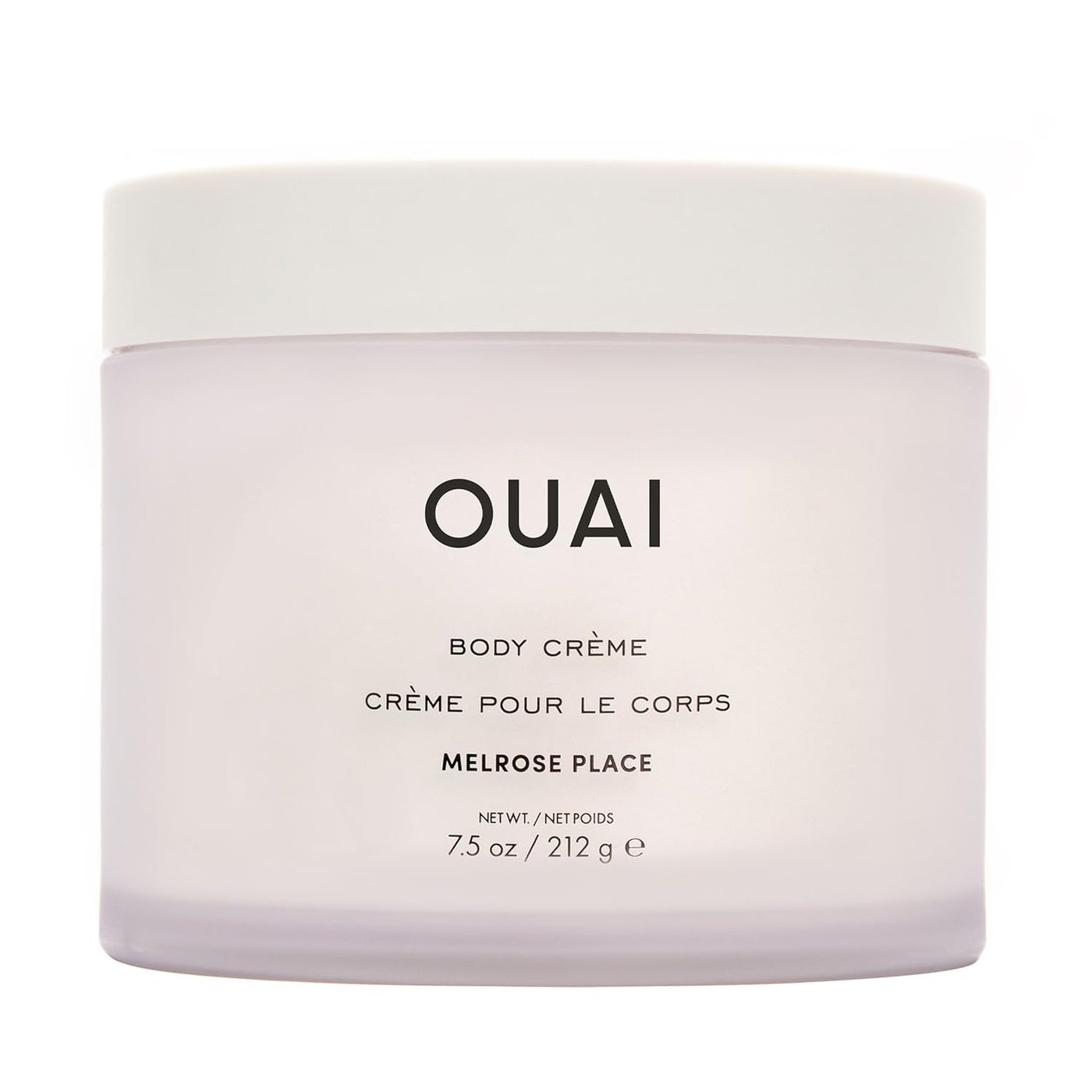 OUAI Body Cream, Melrose Place - Hydrating Whipped Body Cream with CupuaÃ§u Butter, Coconut Oil and Squalane - Softens Skin and Delivers Healthy-Looking Glow - Sulfate Free Skin Care (7.5 Oz)