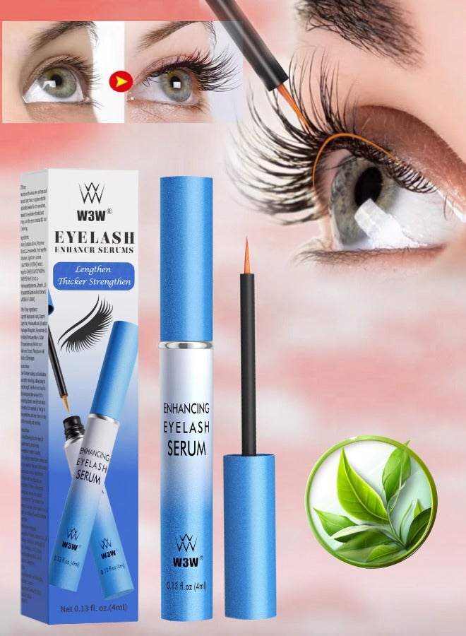 Eyelash Enhancer Serum Eyelash Growth Serum Nourishing Lash Serum Enhancing Eyelash Serum Gentle Formula Thicker Stronger Longer Flexible Lashes Gentle No Irritating Brow Serum 4ml