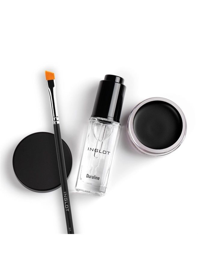 Eye Essentials Set | Duraline + AMC Eyeliner Gel 77 + Makeup Brush 31T |
