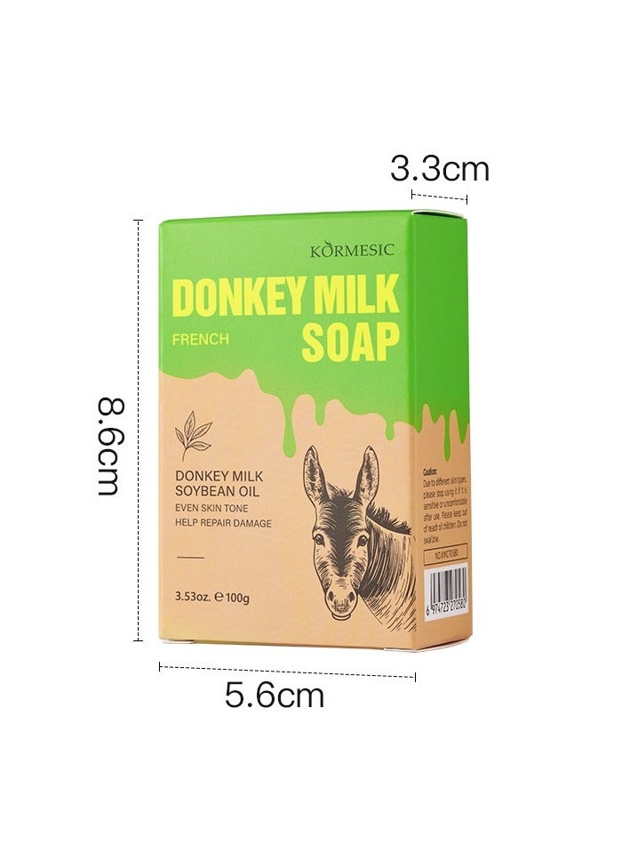 2-Pack Donkey Milk Soap 100g - Soothe & Rejuvenate Skin
