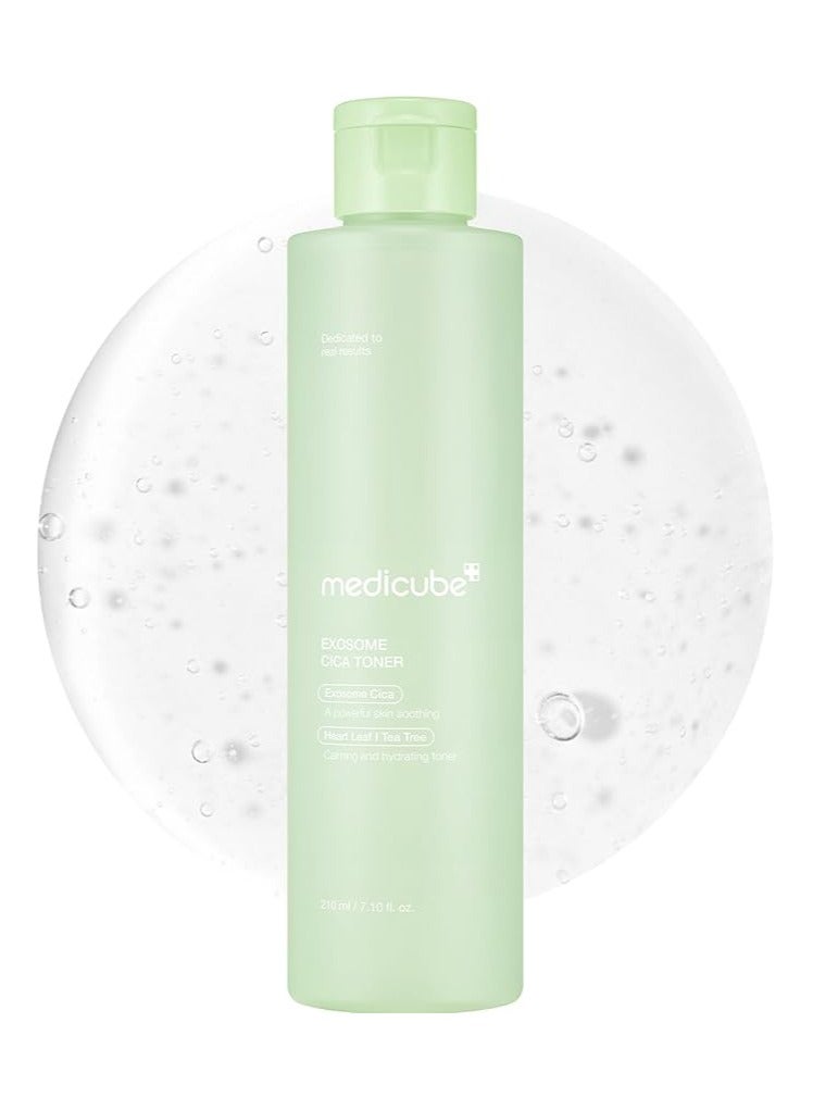 Exosome CICA Toner | Daily Soothing Toner with Exosome CICA, Heartleaf, Tea Tree, 12 Kinds of CICA | Low Irritation, Sebum Care Korean Skin Care, for Stressed Skin