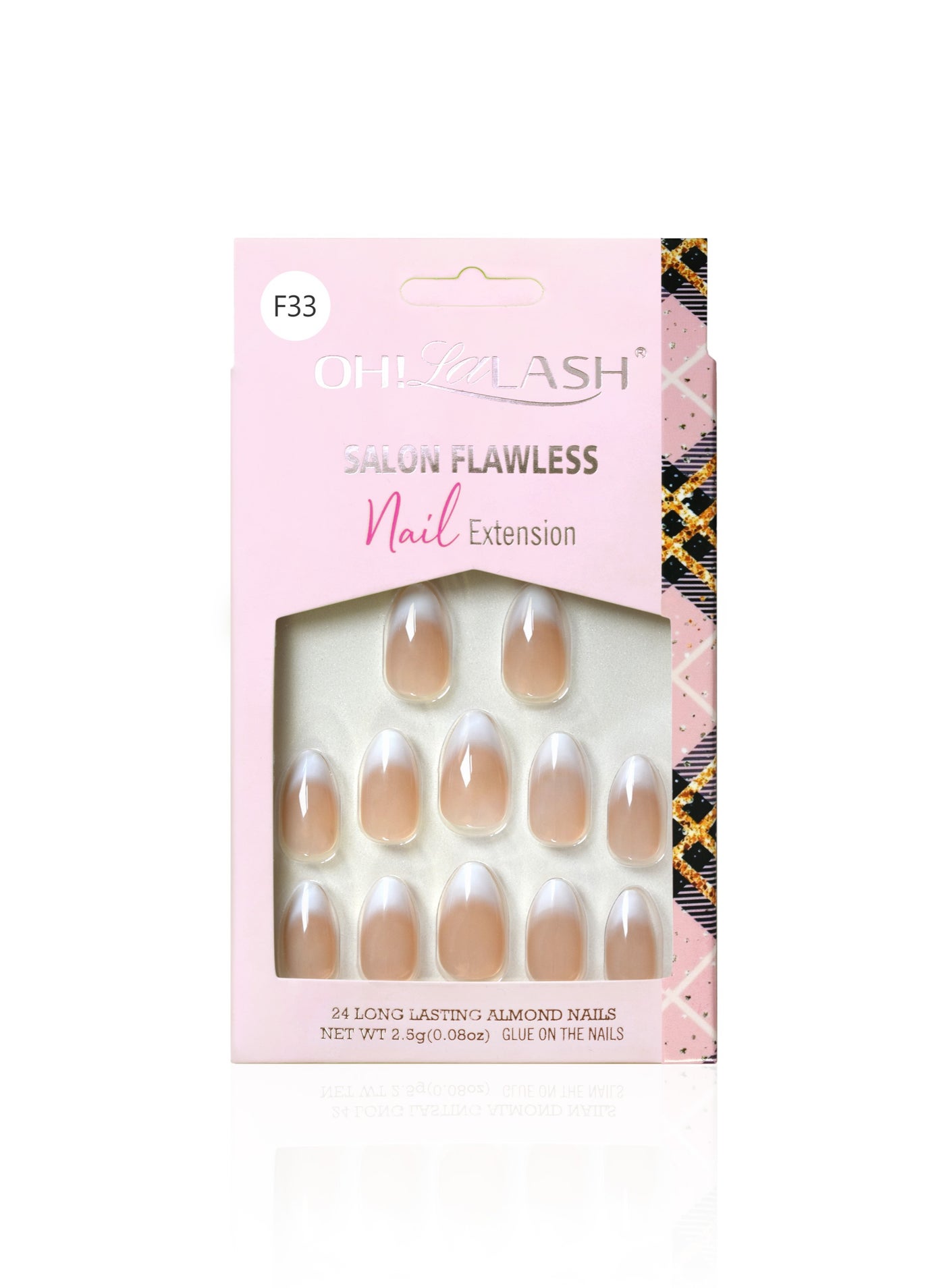 24 pcs Natural Fashion Nail tips