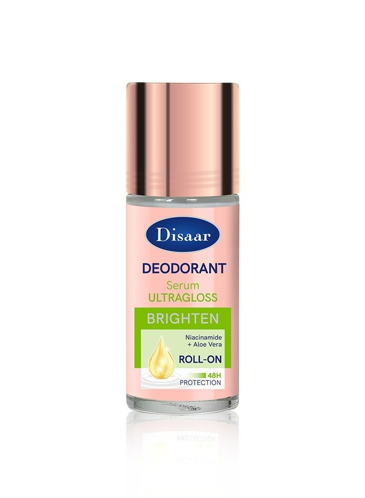 Deodorant Serum Ultragloss Brighten Niacinamide And Aloe Vera Roll On 50 ML