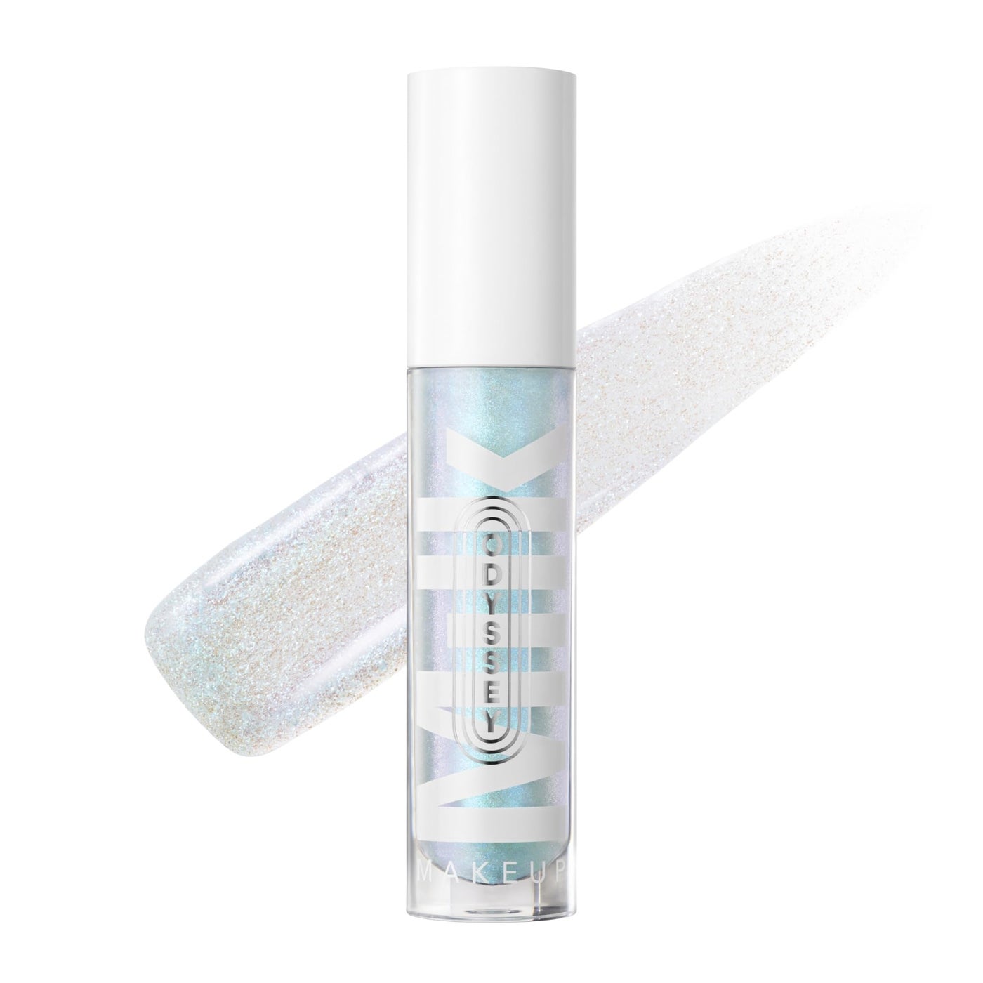 Milk Makeup Odyssey Lip Gloss â€“ Non-Sticky, Hydrating + Sheer-Tinted Gloss with Long-Lasting, High Shine Finish â€“ Vegan Formula Nourishes with Jojoba Oil â€“ Globetrot (Sky Blue Shimmer), 0.2oz
