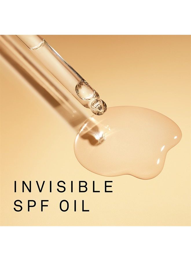 Sunscreen Oil For UV Protection No Shade SPF 30 Blends In Without a Trace 1 oz, White