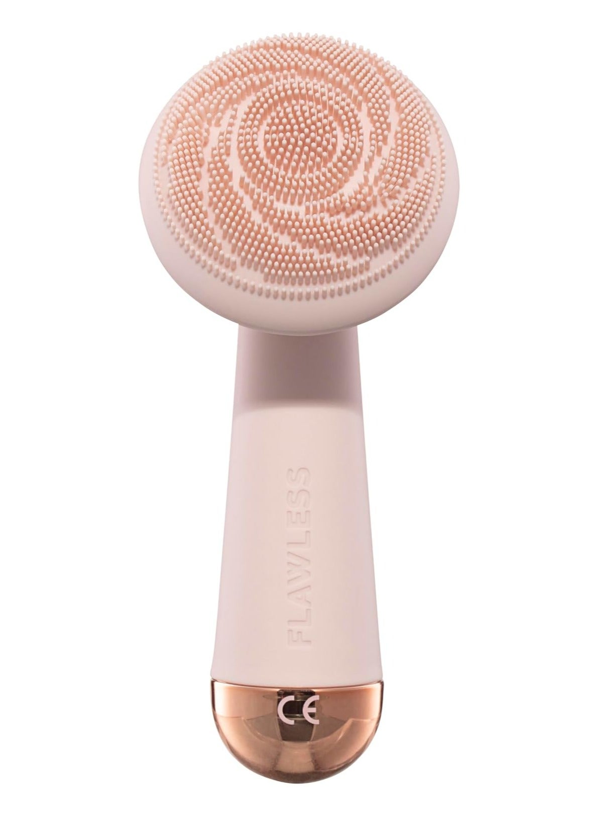 Flawless Cleanse Facial Cleansing Brush & Massager – Waterproof, Rechargeable Sonic Exfoliating Skincare Tool with Hygienic Silicone, Rose Fuchsia
