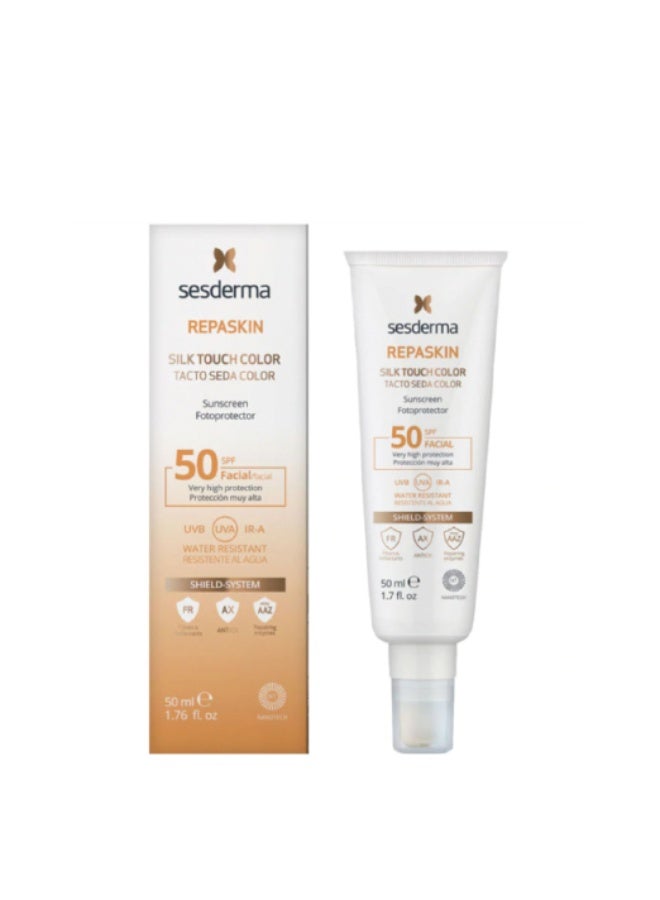 SESDERMA REPASKIN SPF50 SILK TOUCH COLOR Sunscreen 50 ml