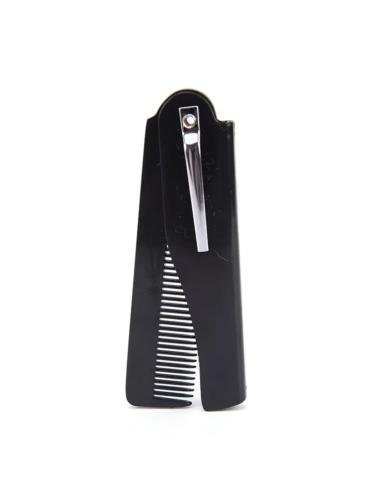 2 Pcs Foldable Hair Comb Pocket Hair Moustache Beard Comb Hair Styling Tool Hairdressing Comb