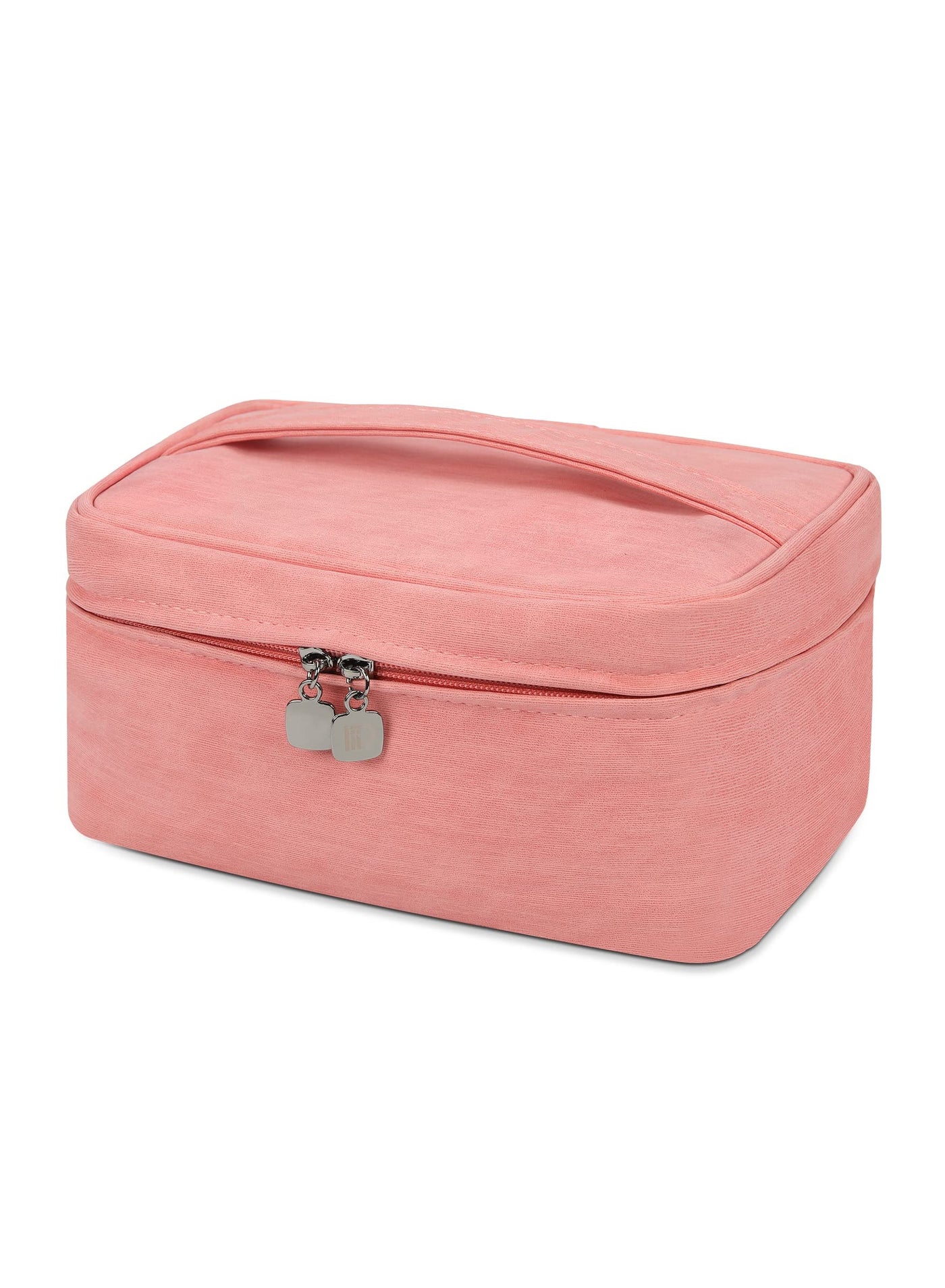 Waterproof Leather Cosmetic Travel Bag, Portable Makeup Brush Bag, Multifunctional Makeup Organizer Bag for Travel