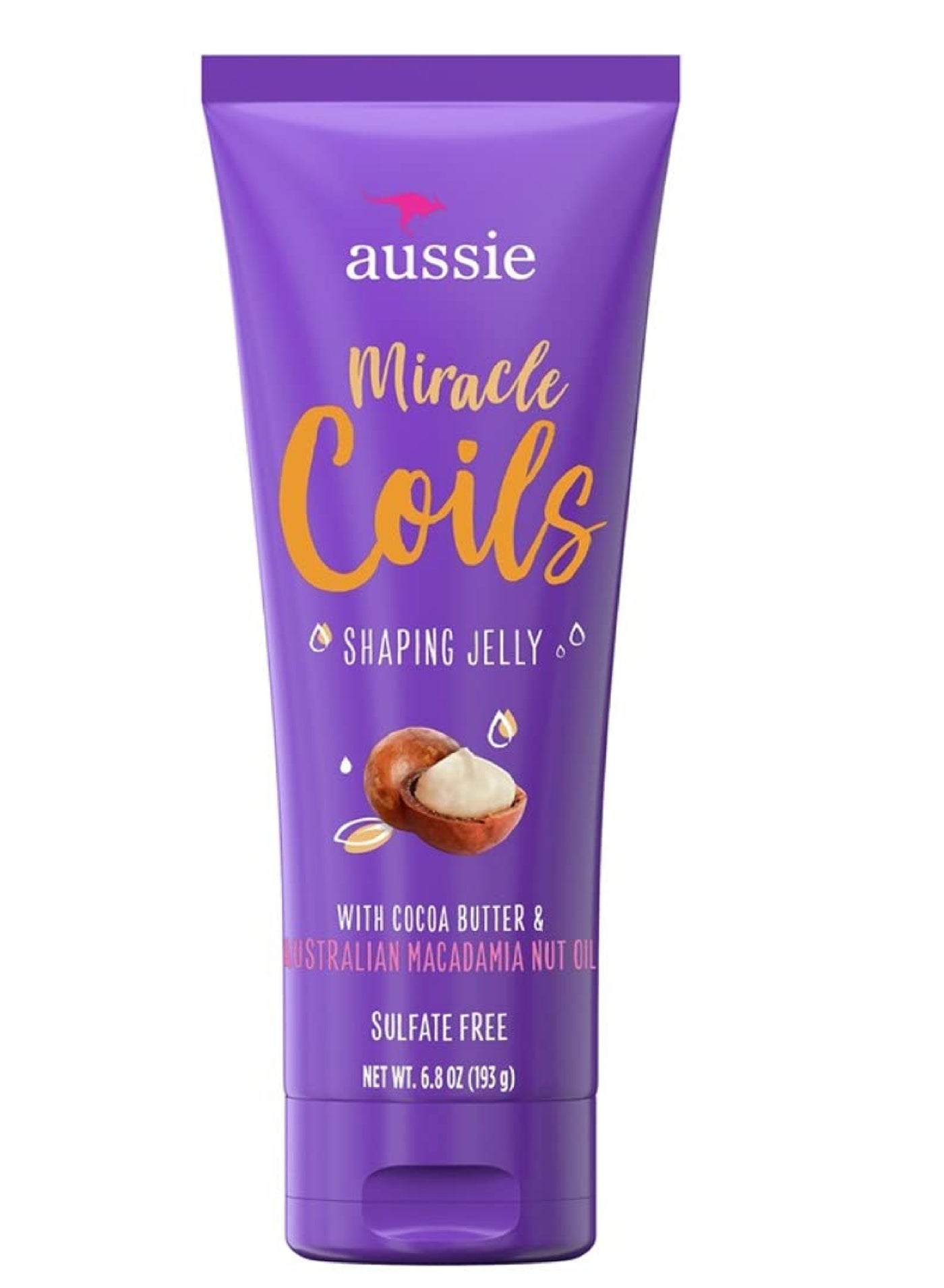 AUSSIE MIRACLE COILS SHAPING JELLY W/COCOA BUTTER & AUSTRALIAN MACADAMIA NUT OIL 193G