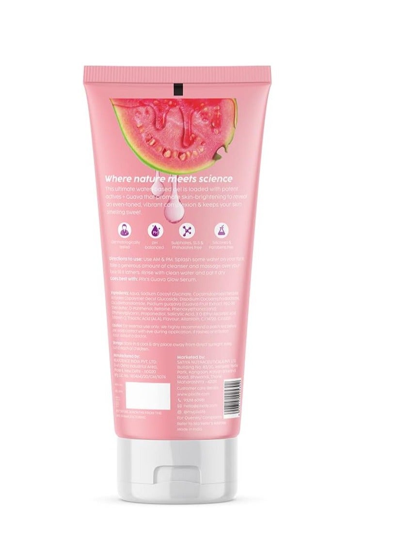 Vitamin C Guava Juicy FaceWash (100 ml) Cleanser For Skin Brightening, With Pro Vitamin B5 For Moisturization & Alpha Lipoic Acid For Glowing Skin For Women & Men - image 2