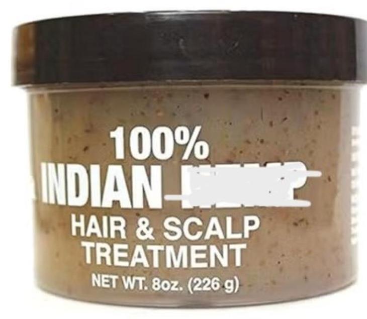 100 % indian hair and scalp treatment 226g