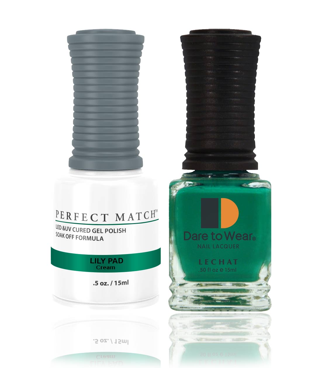 Perfect Match Gel Nail Polish 15ml Soak Off Long Lasting High Shine UV LED Gel Non Toxic Easy Application Wide Color Range for Manicure and Pedicure Lily Pad PMS99