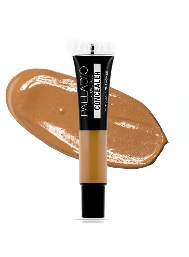 Full Coverage Concealer, Under Eyes Disguise, Creamy Face and Eye Concealer, Evens Skin Tone, Conceals Blemishes, Dark Circles and Fine Lines, Use with Concealer Brush, Frappe