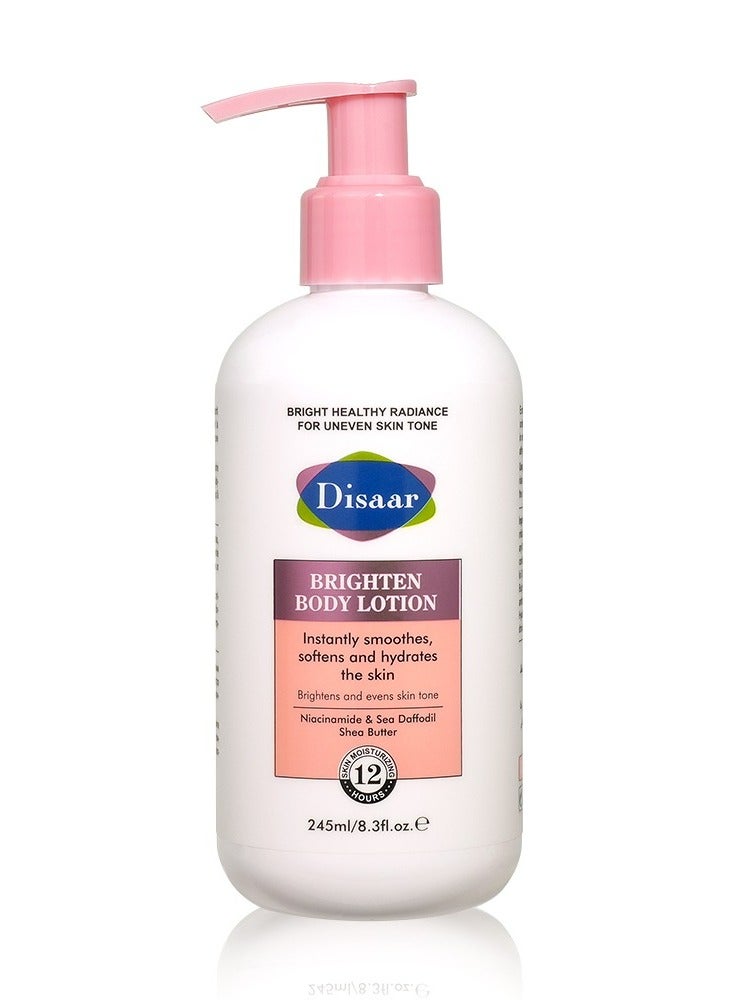 Brighten Body Lotion Niacinamide And Sea Doffodil Shea Butter 245 ML