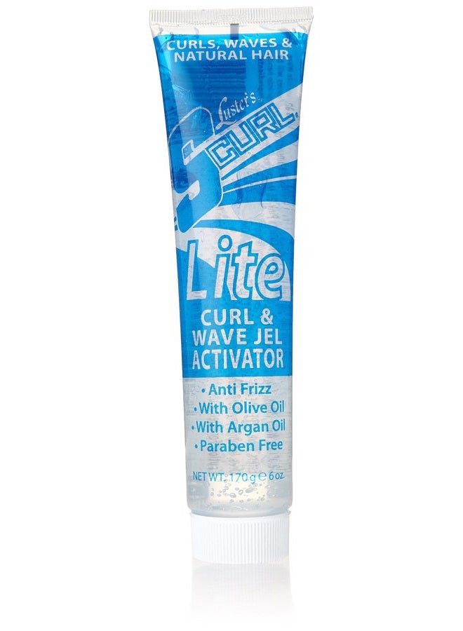LUSTER'S S-curl Wave Jel & Activator Lite 6oz, 6 Oz