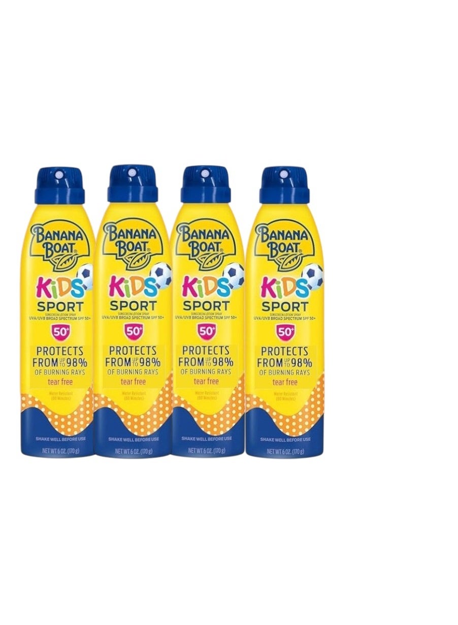 kids sport broad spectrum ultra mist sunscreen spray twin pack with SPF 50