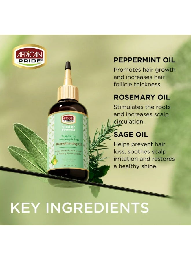 Peppermint Rosemary And Sage Strengthening Oil 118 ML
