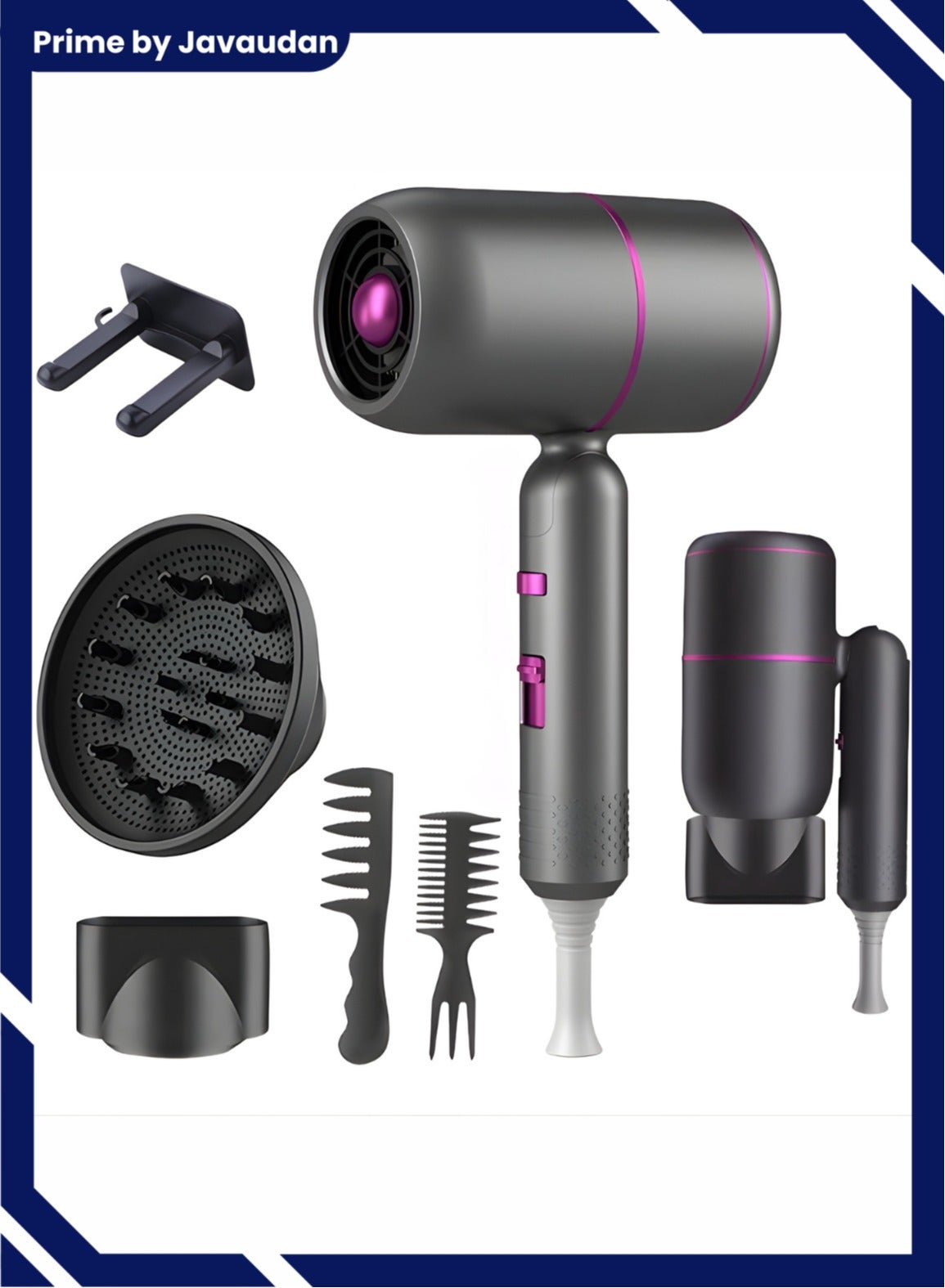 Professional Hair Dryer Ac Motor 2000w Ionic Conditioning Fast Hairdryer Blow Dryer With Diffuser