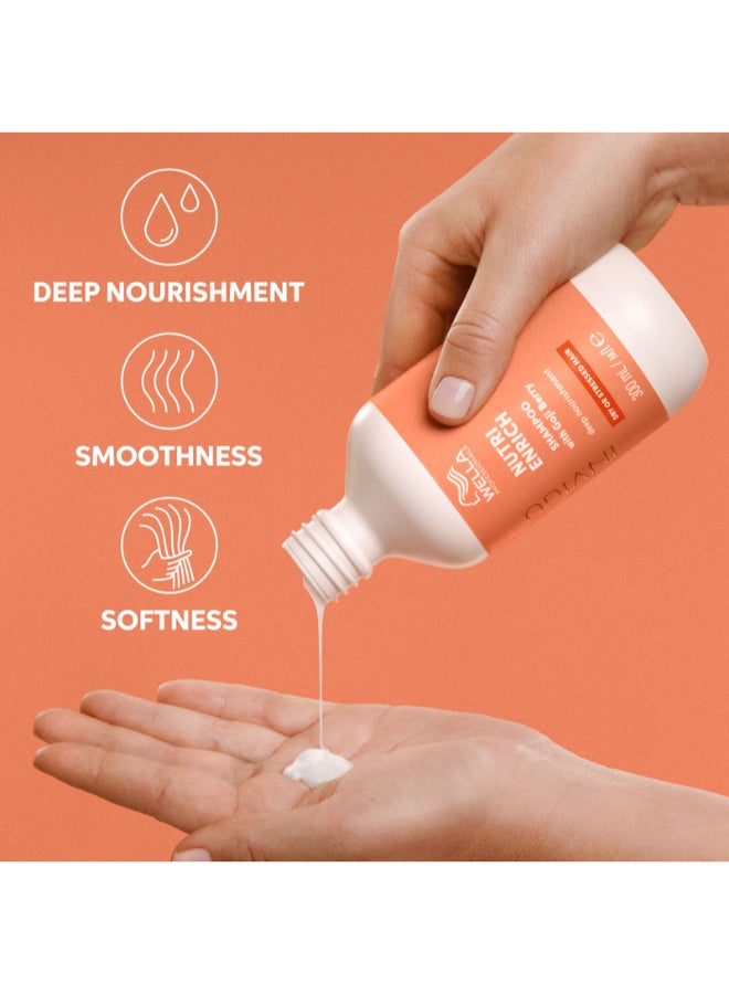Invigo Nutri-Enrich Deep Nourishing Shampoo - Cleanses And Revitalizes Dry, Stressed Hair With Goji Berry (300 Ml) - image 3