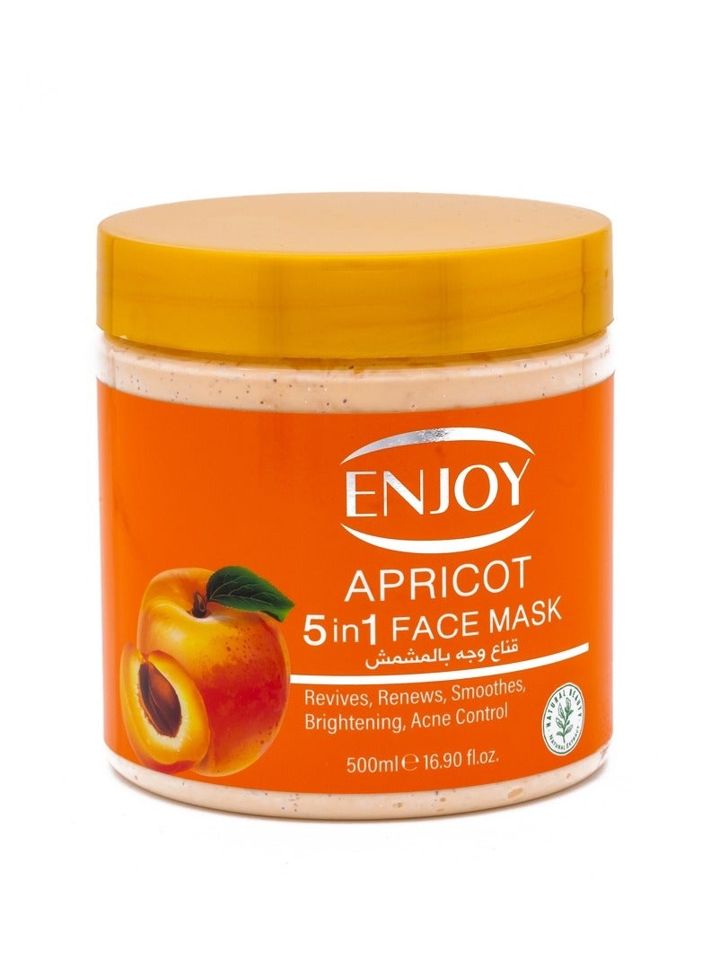 ENJOY Face & Body 5-in-1 Whitening Mask – Apricot Extract | Brightening & Skin Renewal