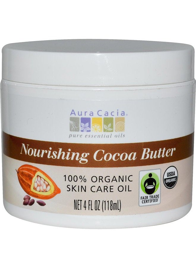 Certified Organic Nourishing Cocoa Butter, Fair Trade Certified | 4 fl. oz.
