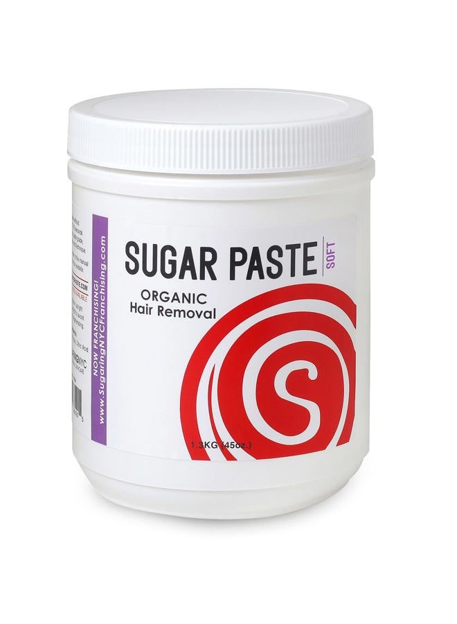 Sugaring Paste 1.3 KG 45 Oz. Soft for Legs, Arms, Back, Stomach 100% Natural