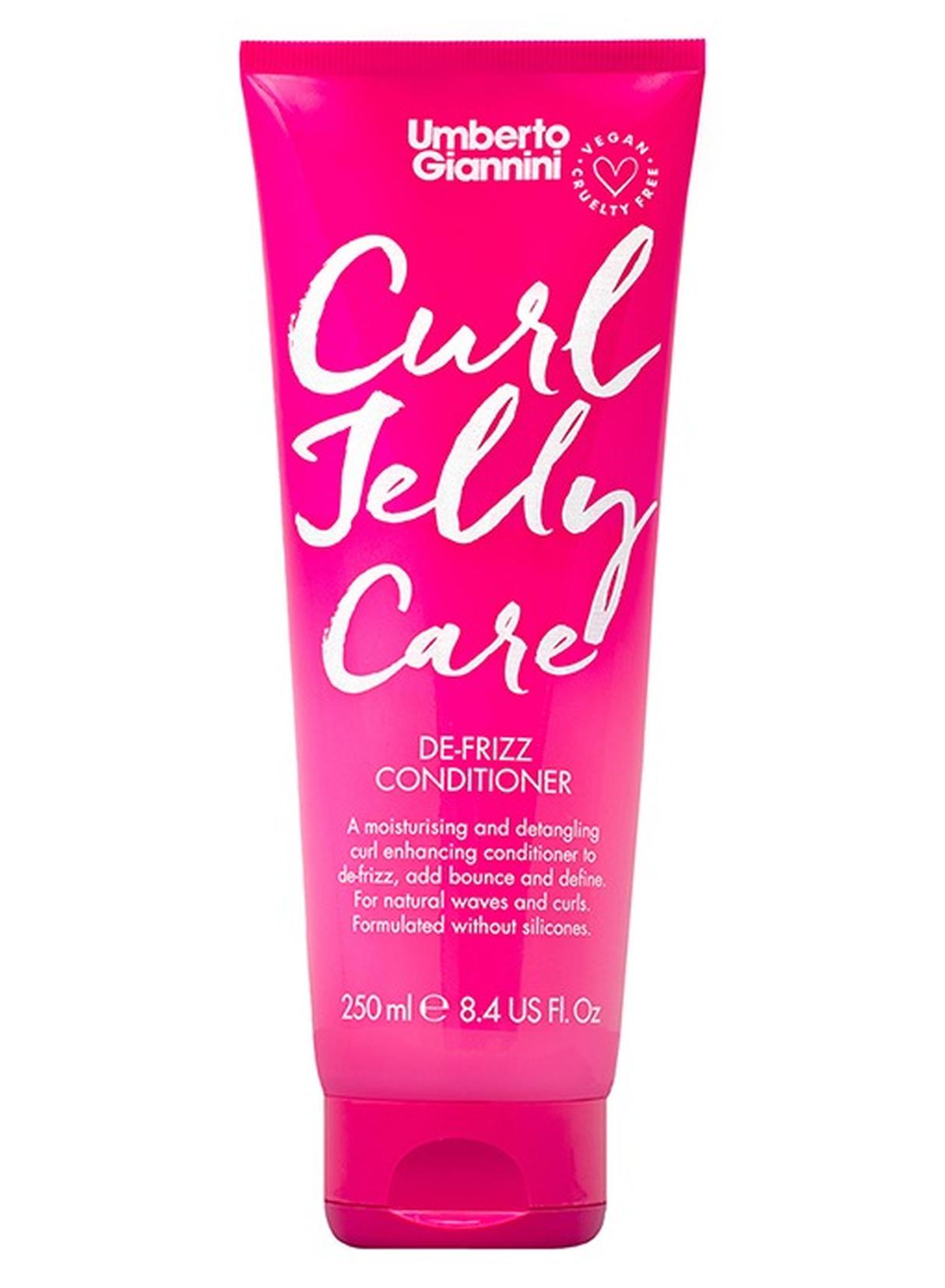 Umberto Giannini Curl Jelly Care, Vegan & Cruelty Free De-Frizz Conditioner for Curly or Wavy Hair, 250 ml