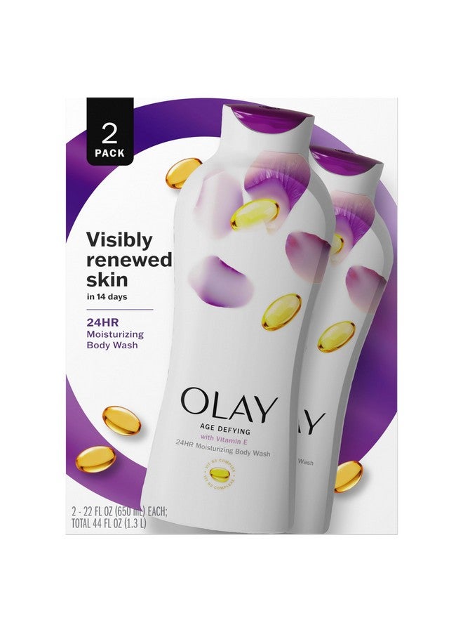 Age Defying Body Wash With Vitamin E & B3 Complex Moisturizing Visibly Smooth Skin 22 Fl Oz (Pack Of 2)
