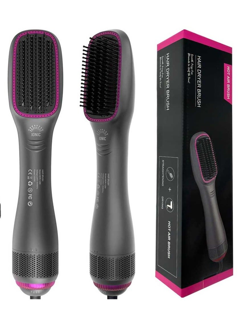 3 in 1 Hair Dryer Brush and Styler, Professional Negative Ions Hot Air Brush, Blow Dryer Comb, Suitable for Straight and Curly Hair, Achieve Salon Styling Volume Blow Dryer Brush Hair Styler