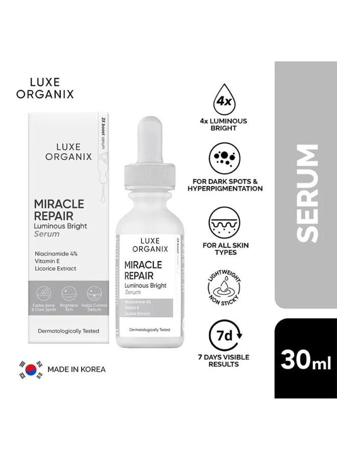 Miracle Repair Luminous Bright Serum Niacinamide 4% | 30ml