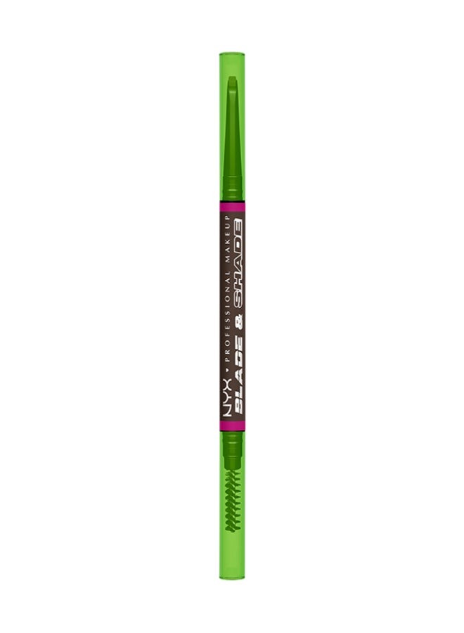 Blade And Shade Dual Edged Brow Pencil Up to 16HR wear Smooth-glide pigment Espresso