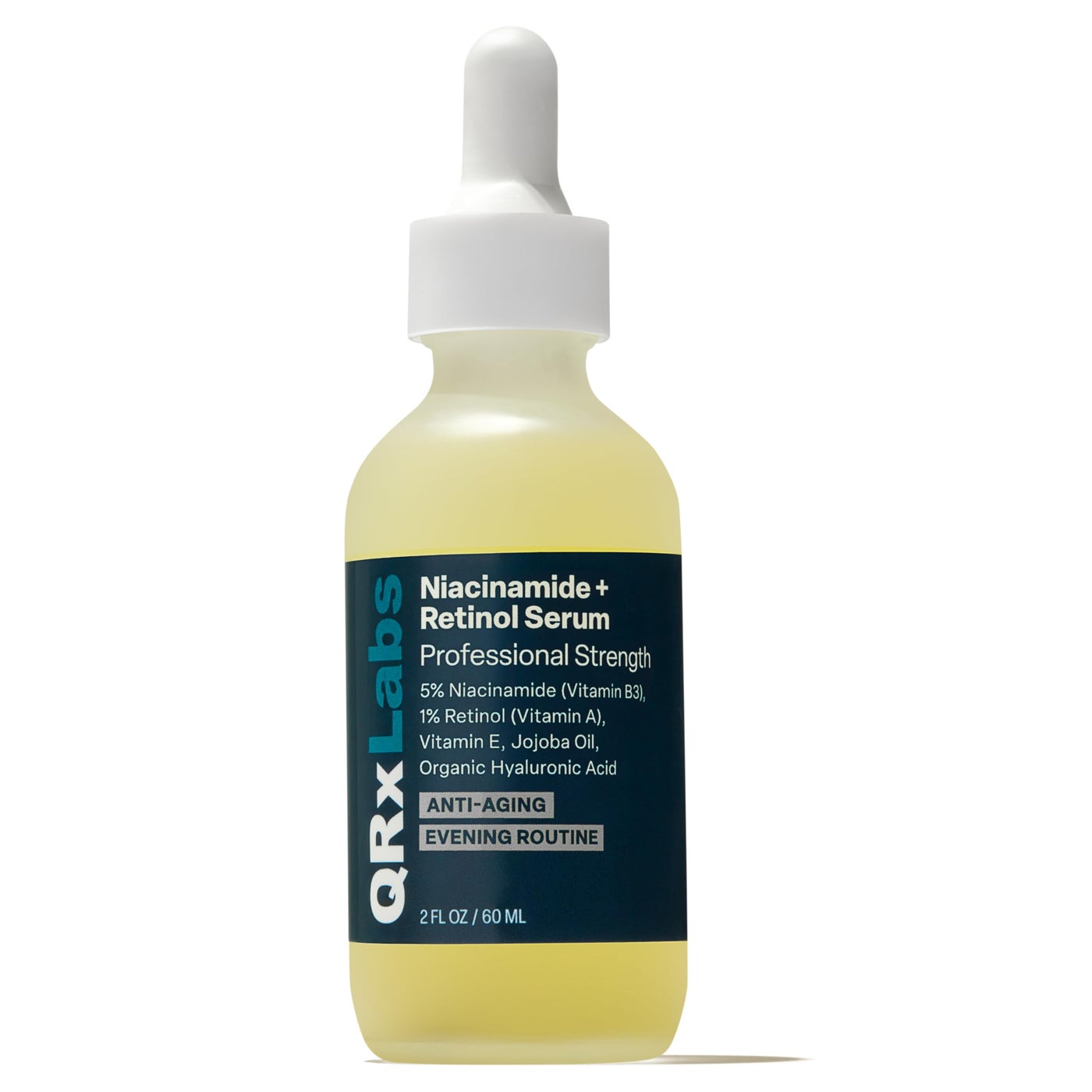 QRxLabs 5% Niacinamide Serum with 1% Retinol & Alpha Arbutin - Anti-Aging Retinol Serum for Face - Pore Minimizer - Dark Spot Remover for Face & Skin Brightening - 2 Fl Oz