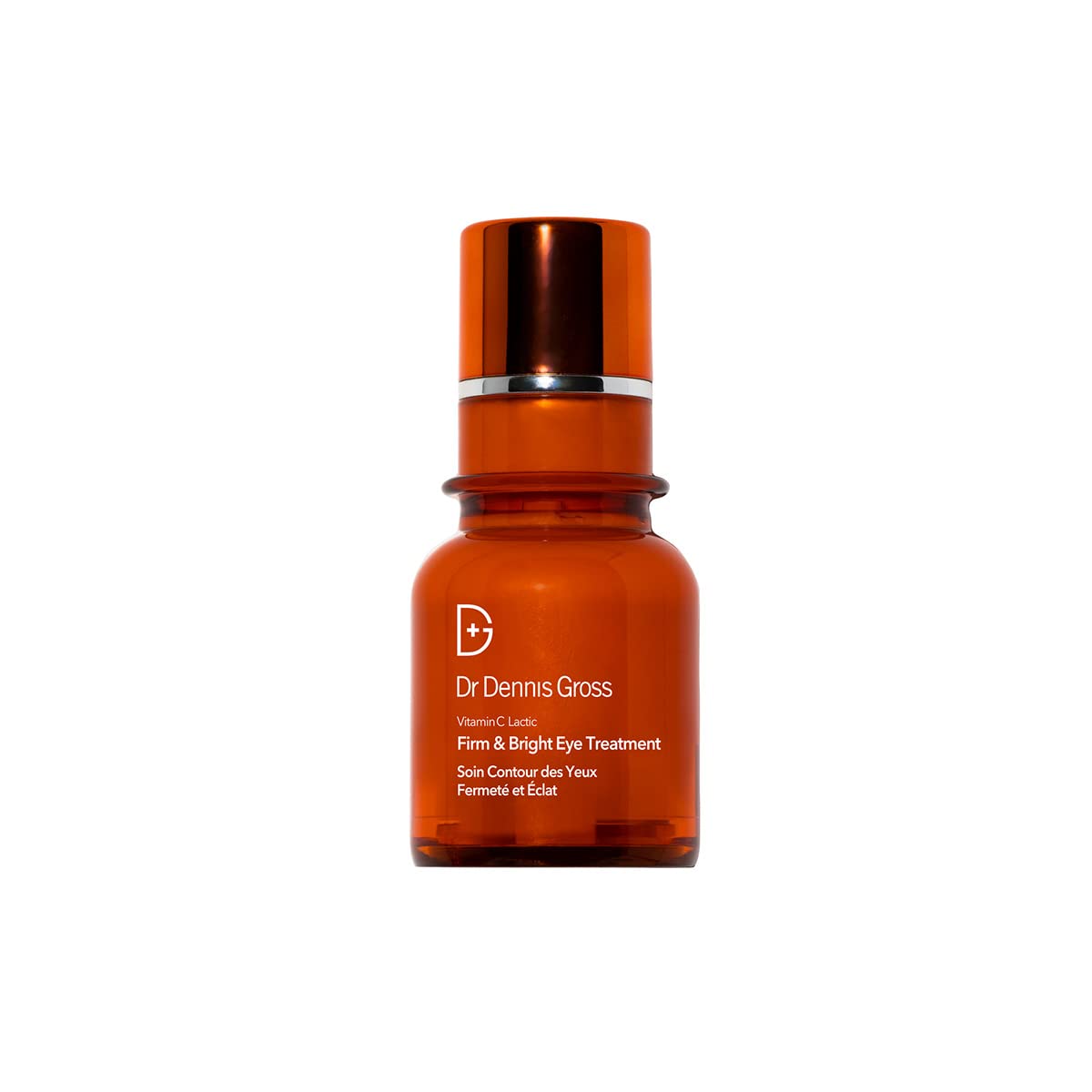 Dr. Dennis Gross Vitamin C Lactic Firm & Bright Eye Treatment | Silky, Lightweight, Fast-Absorbing Treatment to Improve Puffiness, Dark Circles, and Wrinkles Around the Eyes | 0.5 oz