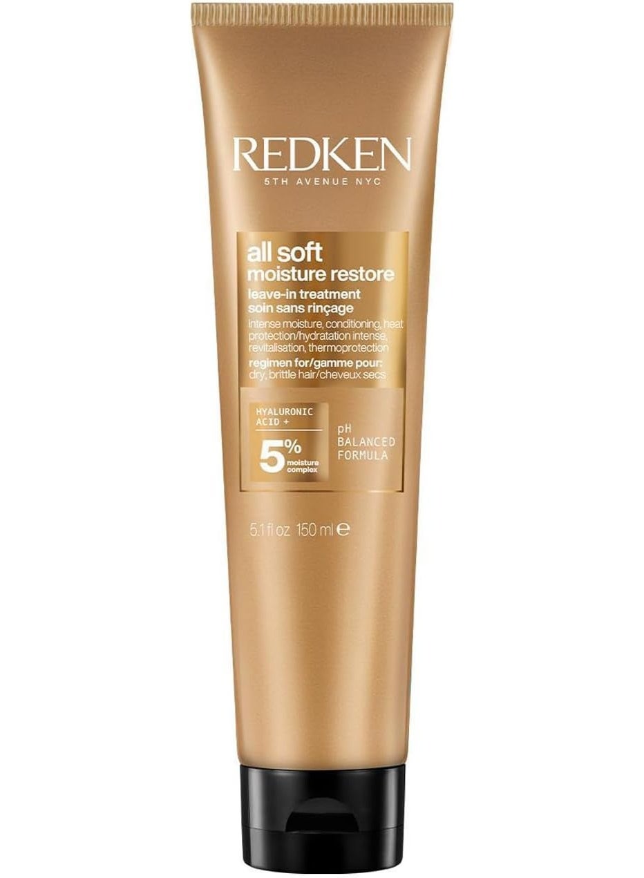 Redken All Soft Moisture Restore Leave-In Treatment | With Hyaluronic Acid | 150ml