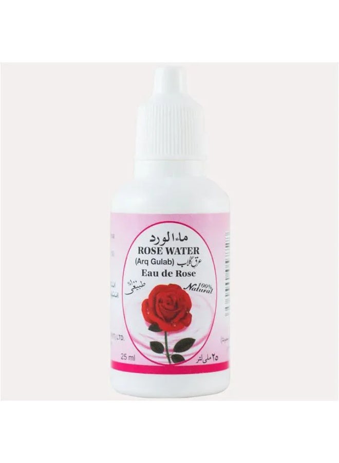 Rose water arq gulab eau de rose 25 ml