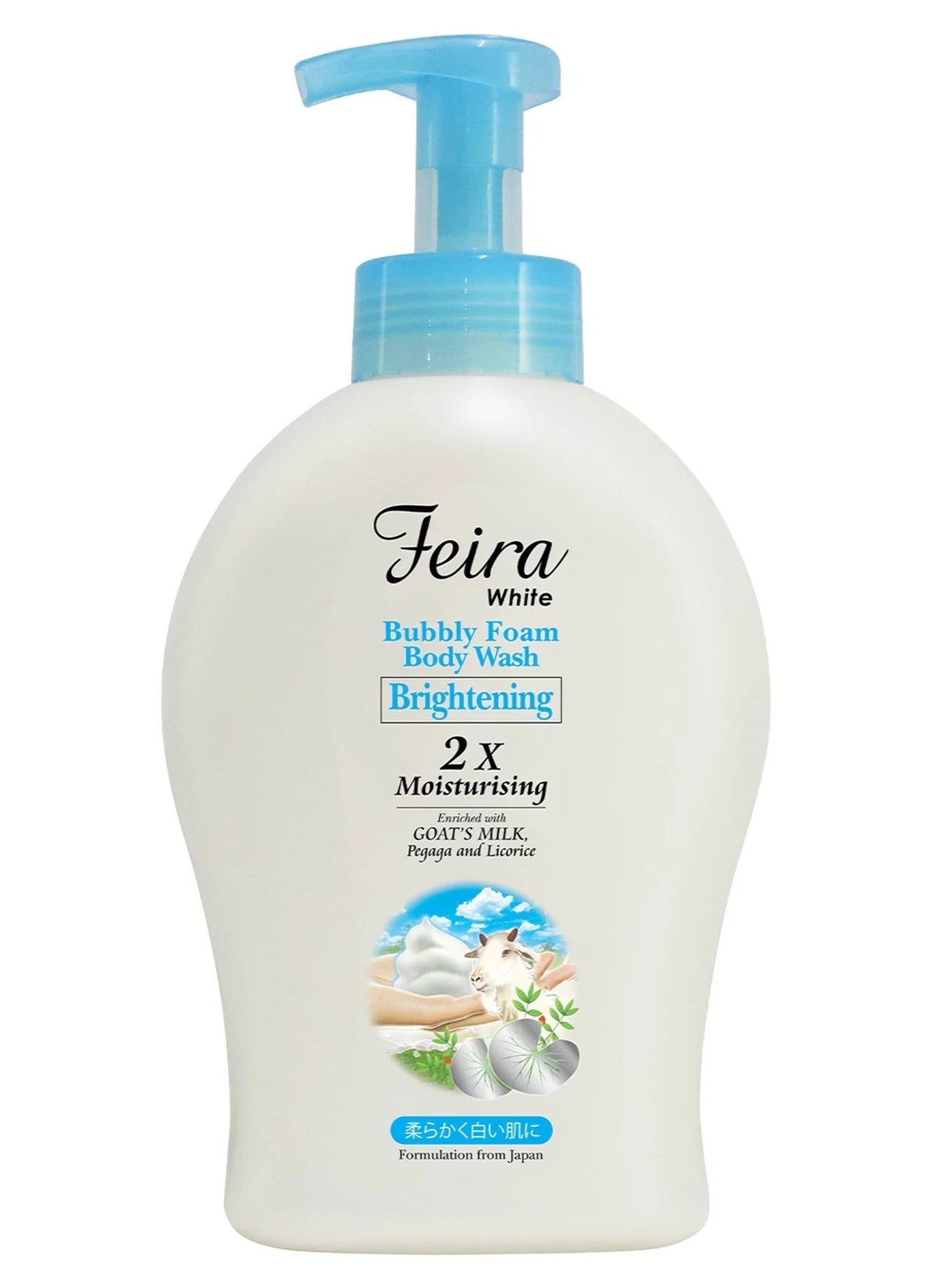 Bubbly Foam Body Wash
Enriched With Goat'S Milk Pegaga & Licorice 800 ML