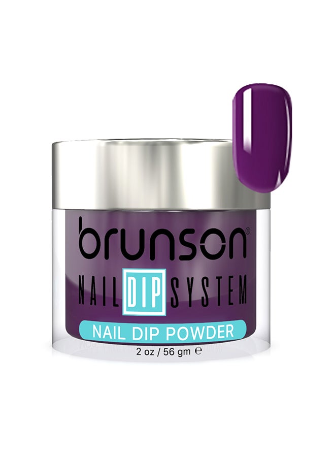 Nail Dip Powder Dip And Buff System Color 56gm, French Nail Art Starter Manicure Salon DIY At Home Odor Free And Long Lasting No Needed Nail Lamp Curing BDK172