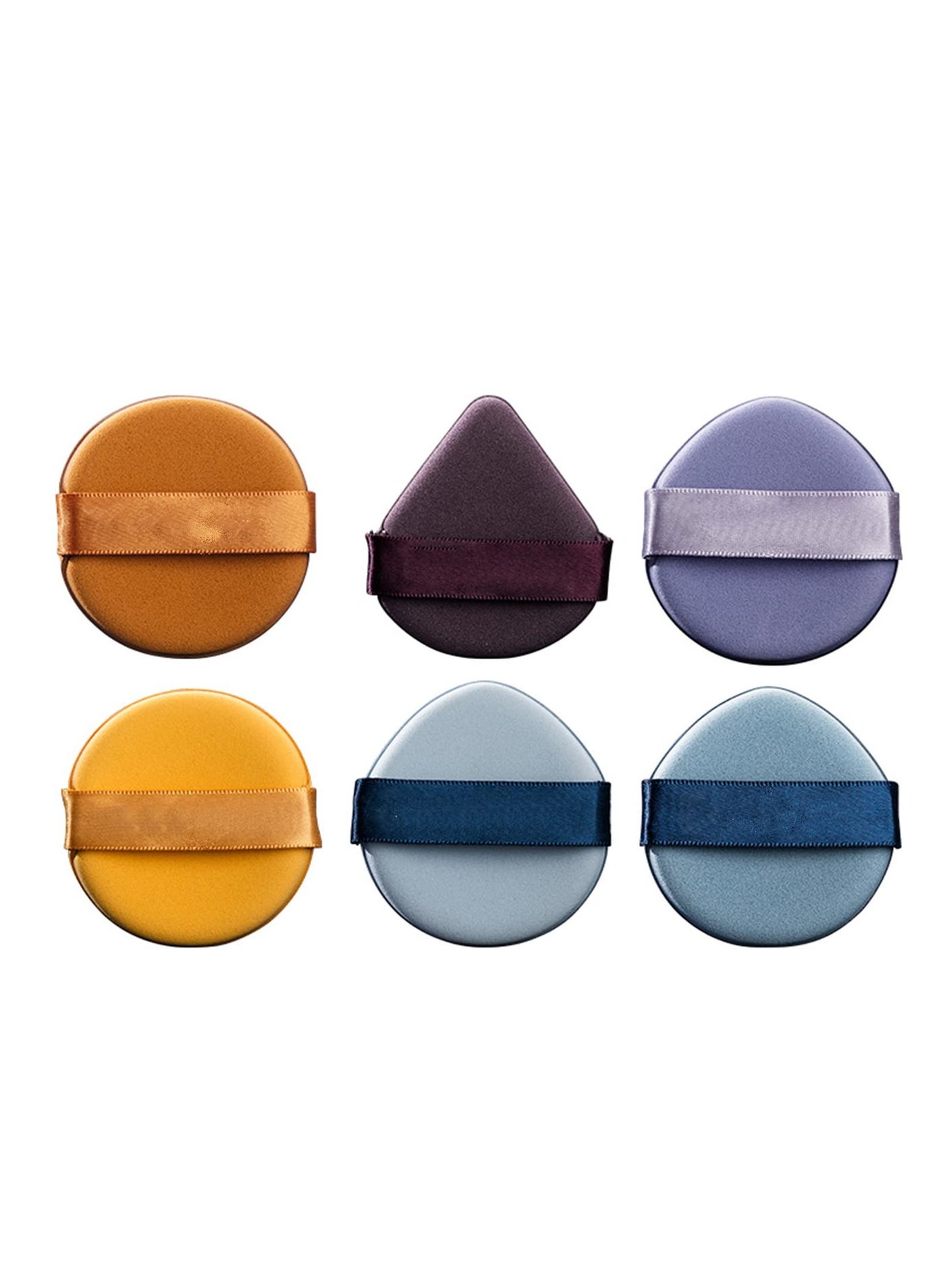 6Pcs Latex-free Makeup Sponge