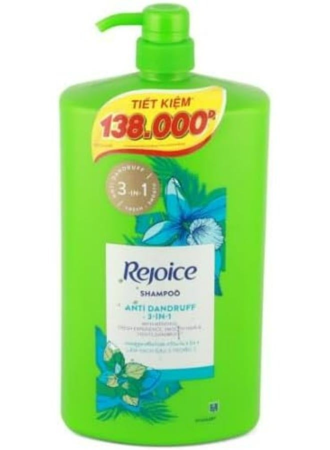 3-IN-1 Anti Dandruff Shampoo 1.8 Litre