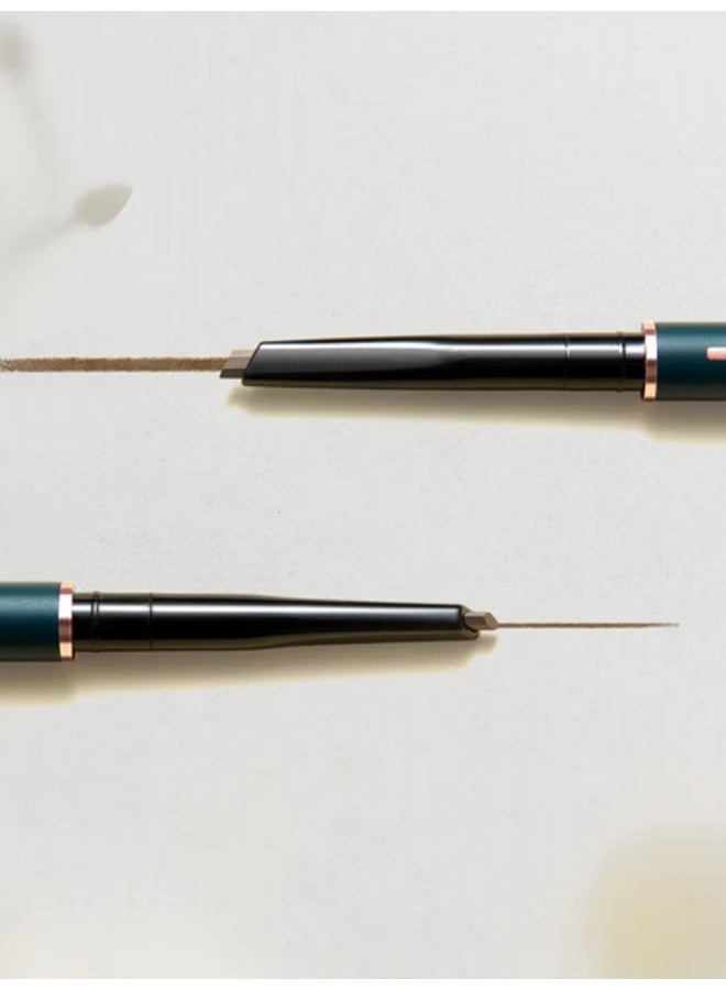 Luodai Floral Eyebrow Pencil (Chisel Tip 1+1) | MF05 Taupe | 0.16 grams - image 3